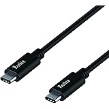 USB Type C Cable, Rankie 1m USB Type C to Type C Connector Data Cable Reversible Design with Ease of Use Fully Backward Compatible for Nexus 6P, Nexus 5X, Pixel C, Lumia 950/ 950XL, Apple New Macbook 12 Inch, Nokia N1, and Other Type-C Supported Devices (Black) - R1200