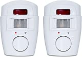 Tech Traders Wireless PIR Motion Sensor Alarm 105dB White 2 Remote Controls view 4