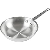 Winco Commercial-Grade Aluminium Fry Pan/Skillet, Natural Finish, 8"
