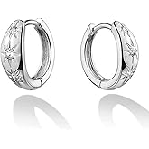 Gold Huggie Hoop Earrings for Women 18K Gold Star Hoop Earrings Dainty Cubic Zriconia Star Small Hoop Earrings Trendy Jewelry Gift for Women