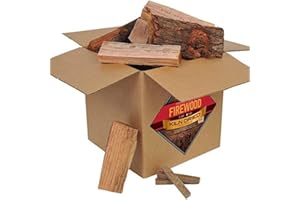 Smoak Firewood - Kiln Dried Premium USDA Certified Firewood (Small Mini Logs (8 inch Pieces) 25-30lbs) fits Ranger Solo Stove