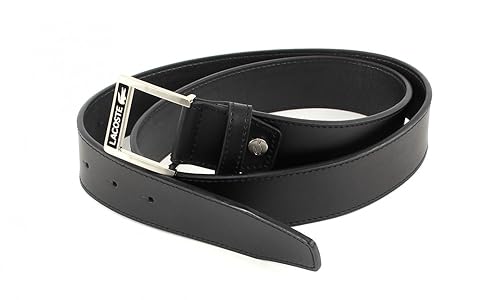 Lacoste Men’s Men’s Leather Black Belt 100% Leather