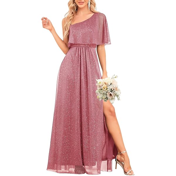 sachin and babi light blue dress A-line Deep V Neck Rose Gold Sequin Chiffon Backless Wedding Dress