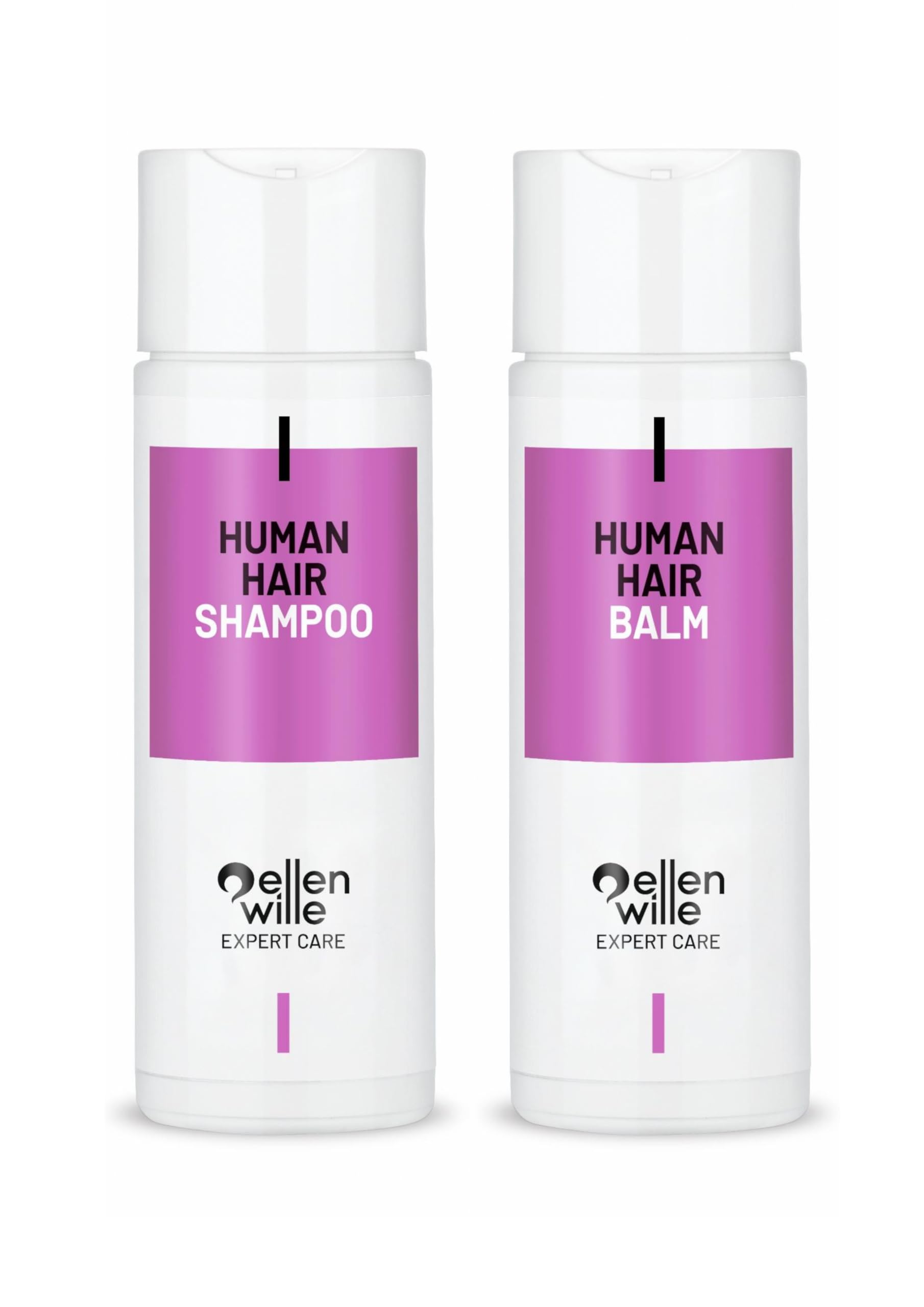 Ellen Wille PurePower Shampoo & Balm Set for Human Hair Wigs, Hairpieces