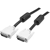 StarTech 50ft Dual Link DVI Cable, Male to Male, 2560x1600, DVI Cord | Computer Monitor Cable, DVI-D Cable, Video Cable, DVIDDMM50