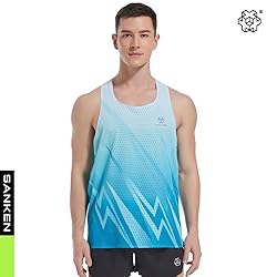 Sanken Men's Seamless Running Tank Tops Ultra