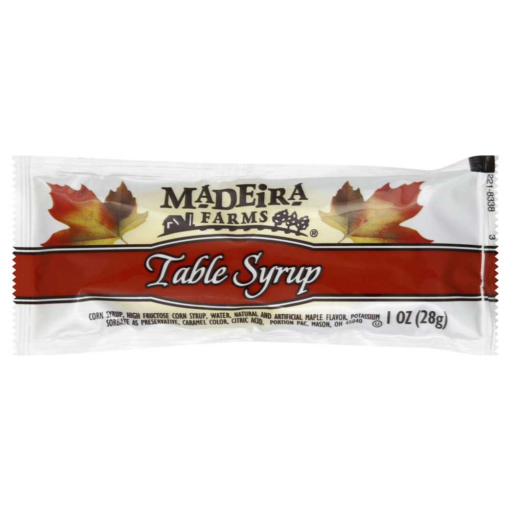 Madeira Table Syrup Pouch 100 Count 1 Ounce on Galleon Philippines