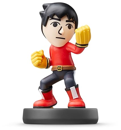 Amiibo Mii Brawler Fighter Super Smash Bros Series Wii U 3ds