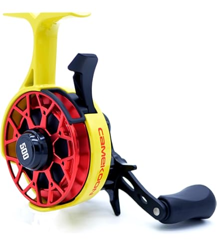 Ice Fishing Reel 3.2:1 Gear Ratio With 3+1 Ball Bearings, Inline