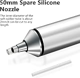 KOOLEVER Solder Sucker Desoldering Pump 2 Silicone Nozzles Aluminum Housing view 4