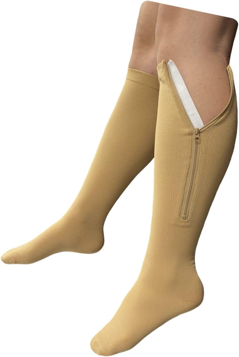 Presadee Original Closed Toe 20-30 mmHg Zipper Compression Calf Leg Socks