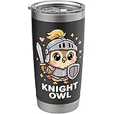 Kawaii Knight Owl Stainless Steel Insulated Tumbler