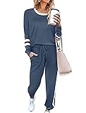 Aloodor Workout Sets for Women Two Piece Long