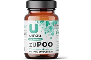 UMZU zuPOO Natural Colon Cleanse, Constipation Relief & Detox Supplement for Women & Men, Cascara Sagrada, Magnesium, Milk Th