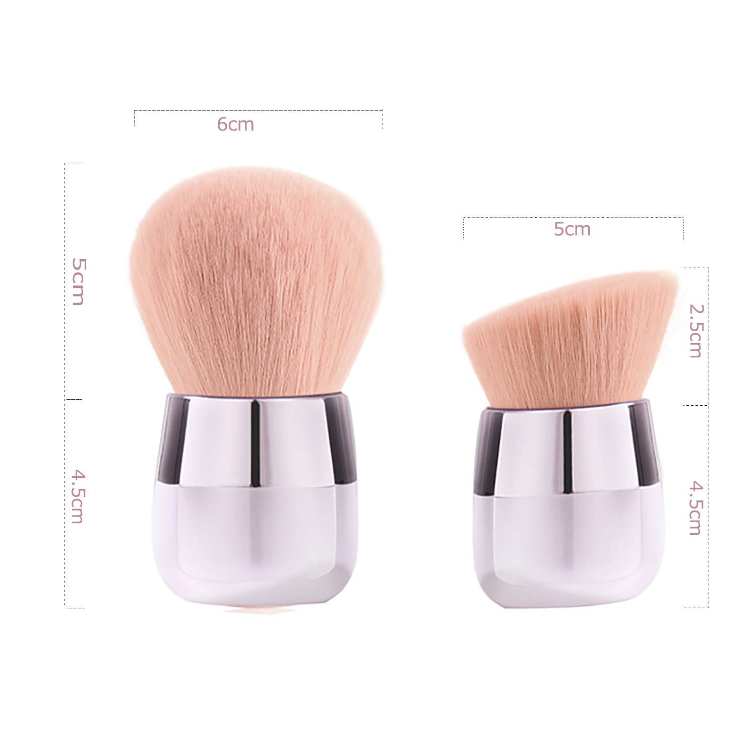 portable powder brush