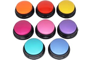 Dog Buttons Training Words, Dog Talking Pet Training Buttons Set, 30 Second Record & Clear Playback, Gift for Dogs/Cats