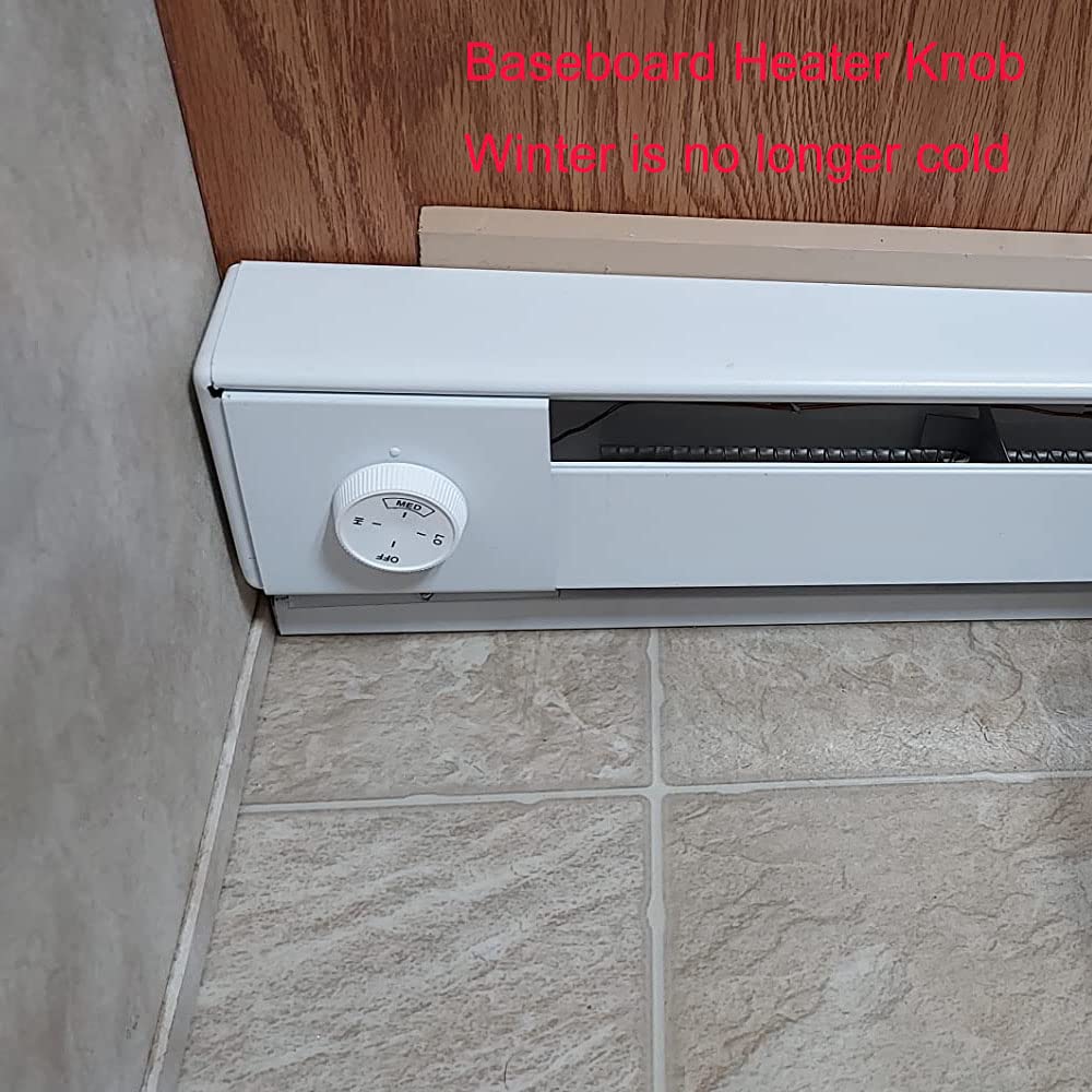 2PCS Baseboard Heater Thermostat Temperature Control Dial Knob