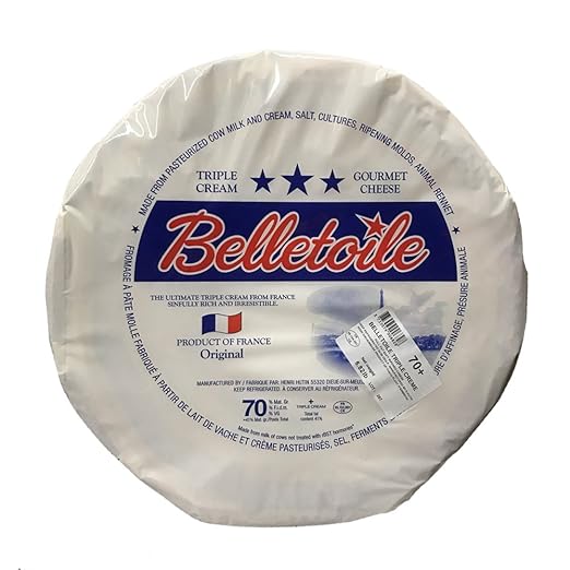 French Brie Cheese Soft Ripened Cheese Triple Cream 4.4LbWheel