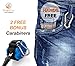 Anti-Lost Child Link - Wristband - Leash (2-Pack) - Safety Harness Strap for Toddlers with Kid-Proof Button Closure for your Peace of Mind. 2 Bonus Carabiners by SmartFux