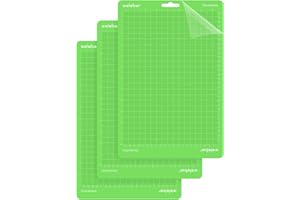Welebar 8.5"x12" Cutting Mats for Cricut Joy Xtra, 3 Pack Standard Adhesive Non-Slip Cut Mat for Sewing Quilting Crafts