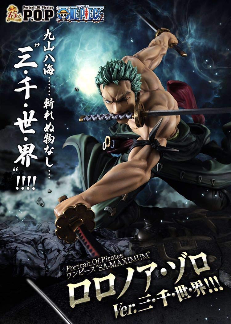 Portrait Of Pirates Pop One Piece Sa Maximum Zoro Figure Universe 210mm Anime Ebay