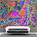 POP MKYTH Trippy Smoke Mushrooms Wall Tapestry Hippie Art Tapestry Wall Hanging Home Decor Extra Large tablecloths 60x80 inches for Bedroom Living Room Dorm Room