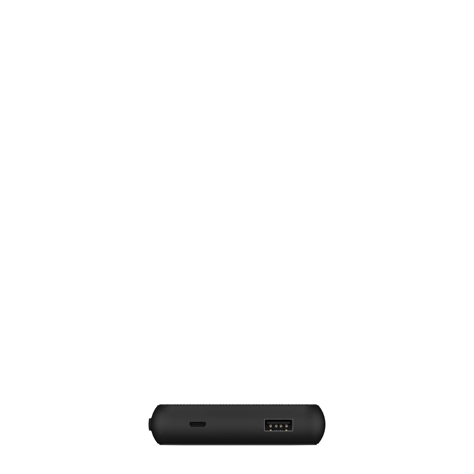mophie powerstation Plus XL (10,000mAh) - Qi Wireless Charging with Built in Micro USB and Lighning Cables - Black