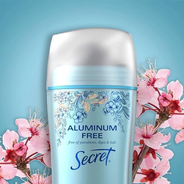 SECRET ALUMINUM FREE DEODORANT FOR WOMEN -CHERRY BLOSSOM – 2.4OZ