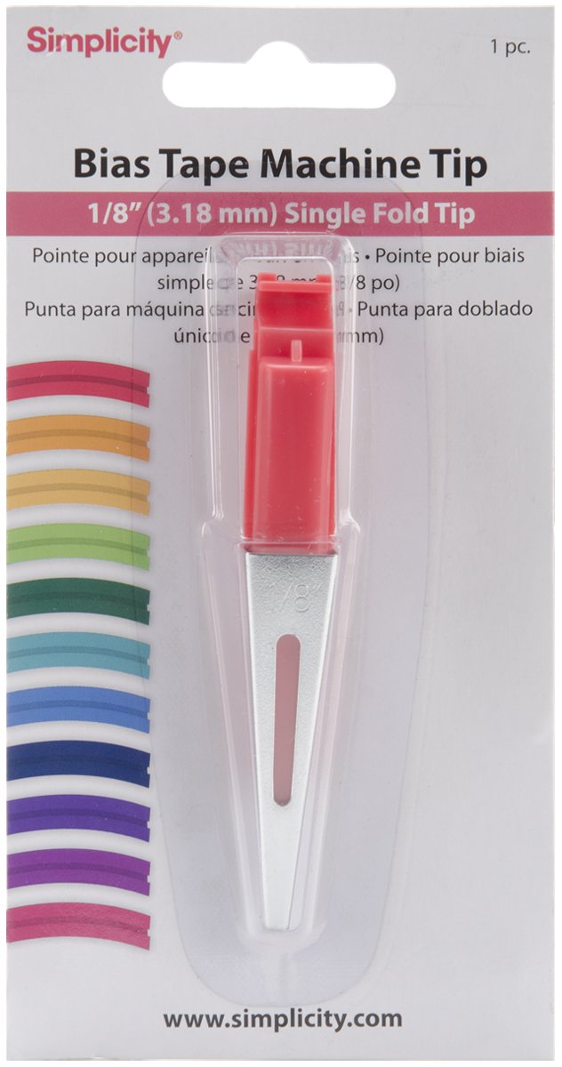 Simplicity Bias Tape Maker 1/8" Single Fold Tip eBay