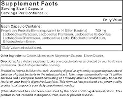 Natures Blend Mega Probiotic Capsules, 60 Count Per