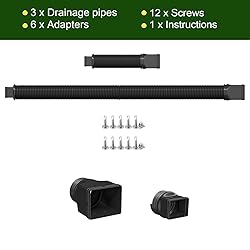 Ogutter Rain Gutter Downspout Extensions, Downspout
