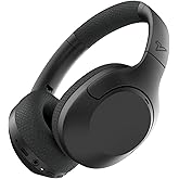 VOKALEN Hyper Pro Adaptive Active Noise Cancelling Headphones, Wireless Bluetooth Over Ear Headphones with mic, 60H Playtime, Comfort Fit Mesh Ear Cushions, Deep Bass Hi-Res Audio (Pro, Black)