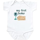 CafePress Baby's First Passover Infant Bodysuit Cute Infant Bodysuit Baby Romper