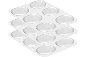 CATHYHG 18 Pieces Transparent Silicone Drum Dampeners Drum Silencers Drum Damper Gel Pads Silicone Non-toxic Soft for Drums Tone Control.