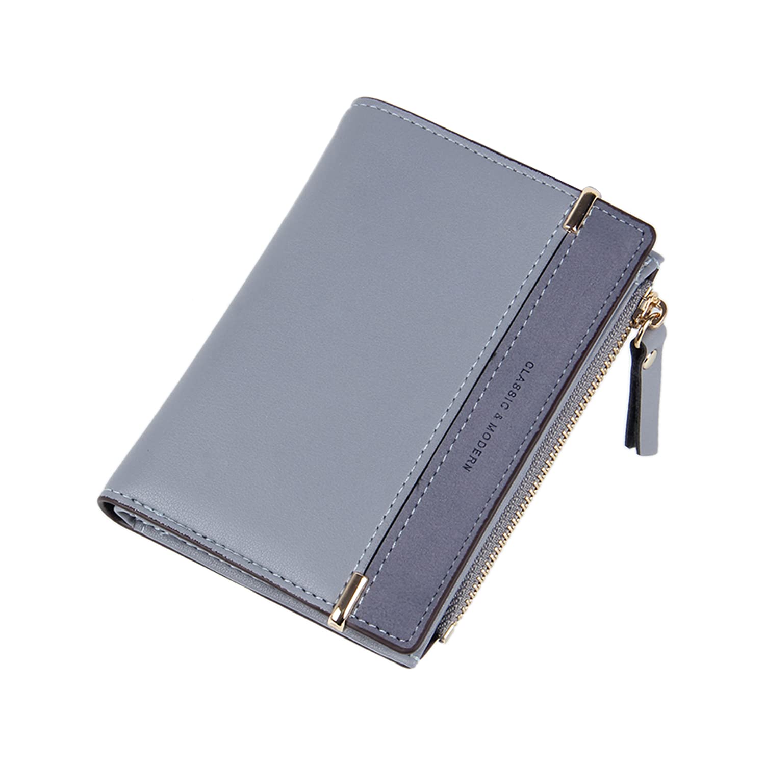 SUKUTU Ladies Wallet, Multi Slots PU Leather Wallet Small Wallet Card Holder Mini Purse for Women Girl