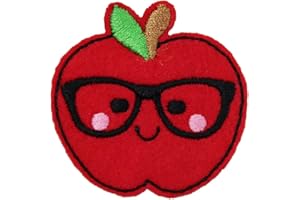 ROCKAPATCH Apple Teacher Embroidered Iron On Patch