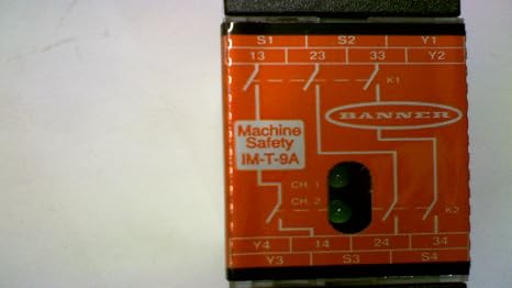 Banner Engineering Im T 9a 61425 Relay Module For Safety Light