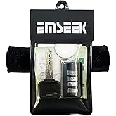 EMSEEK Armband Waterproof wallet Floating Surf Car Key Fob Case Beach dry bag ankle Waterproof Pouch Holder For GPS Key Money Credit Vaccine Card Driver License ID Badge (Black)