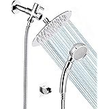 8''Rain Shower Head,Dual Shower Heads Combo(Without S Shape Shower Arm)