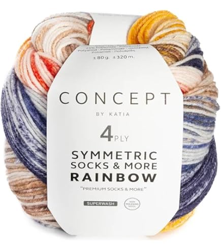 Laine Katia Soft Gratte - Pelote Douce Pomme - 80% Acrylique 20% Polyamide - Pour Tricot Pulls, Écharpes, Bonnets - 10