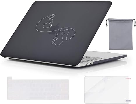 Amazon Com Ozade Macbook Pro 13 Inch Case 19 18 17 16 Release M1 338 2 251 159 A19 A1706 A1708 Plastic Hard Shell Case For Macbook Pro 13 With Without Touch Bar Cat