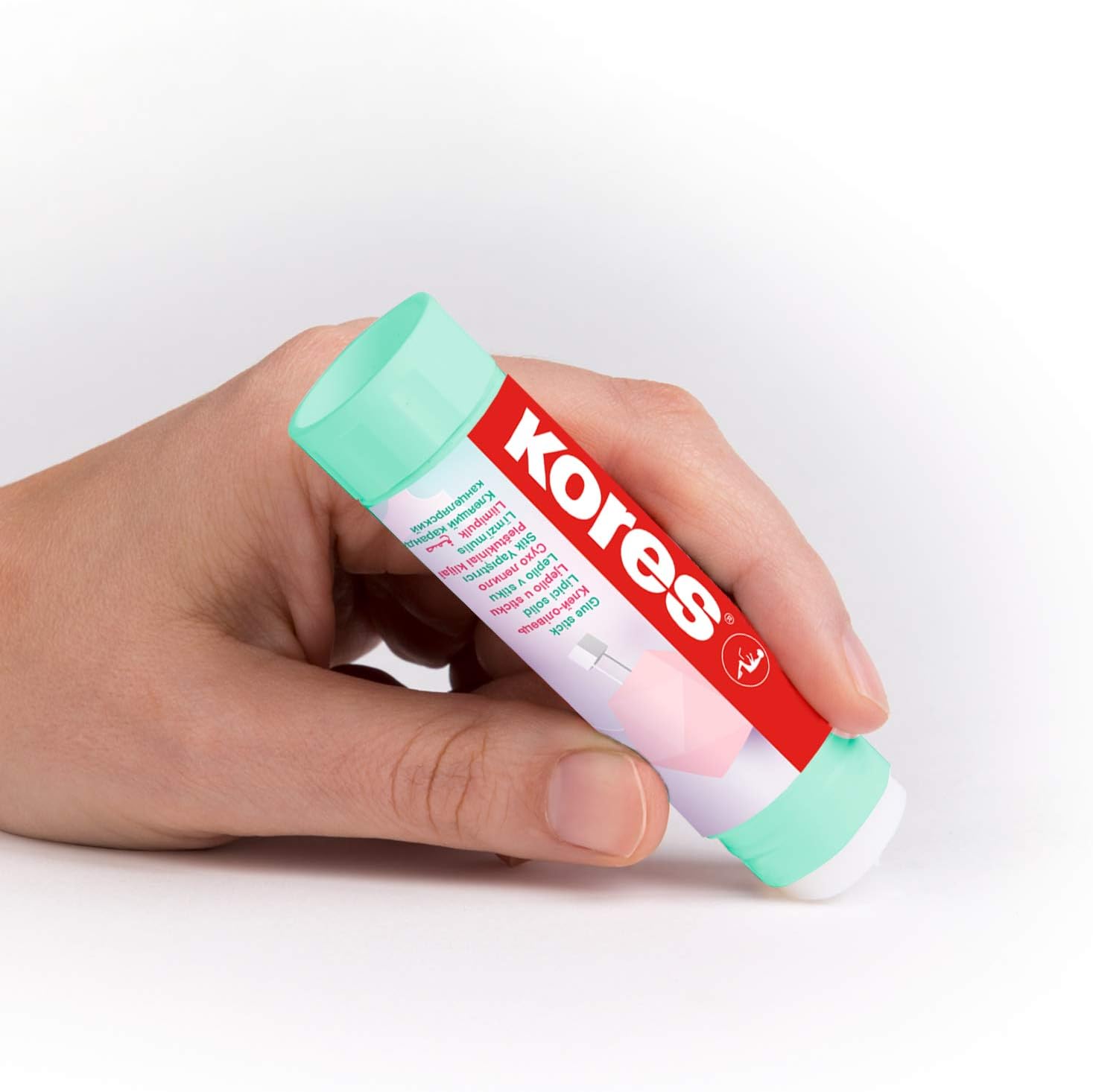 Kores - Pastel Glue Stick, Strong-Hold Adhesive, Safe and Non-Toxic Craft Glue School and Office Supplies, Pack of 2 x 20g,White - Image 5