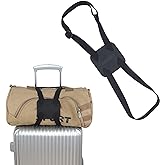 Luggage Straps Bag Bungee， Luggage Straps Suitcase Adjustable Belt，Add a Bag Easy to Travel Suitcase Elastic Strap Belt &ndash; (Black)