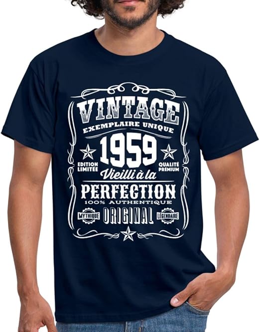 tee shirt homme vintage