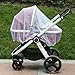 Mosquito Net, Bug Net for Baby Strollers Infant Carriers Car Seats Cradles Cribs,Beds,PacknPlays,Carriers, Car Seats, Baby Fly Screen Protection (White, Large) 35.4