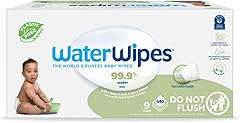 WaterWipes Plastic-Free Textured Clean, Toddler & Baby Wipes, 99.9% Water Based Wipes, Unscented & Hypoallergenic for Sensiti