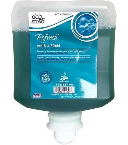DEB AZURE FOAM WASH 1L - Detergente Schiuma Delicata Per Mani, Profumato, Confezione Da 6 - 2