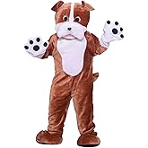 Forum Deluxe Plush Bulldog Mascot Costume