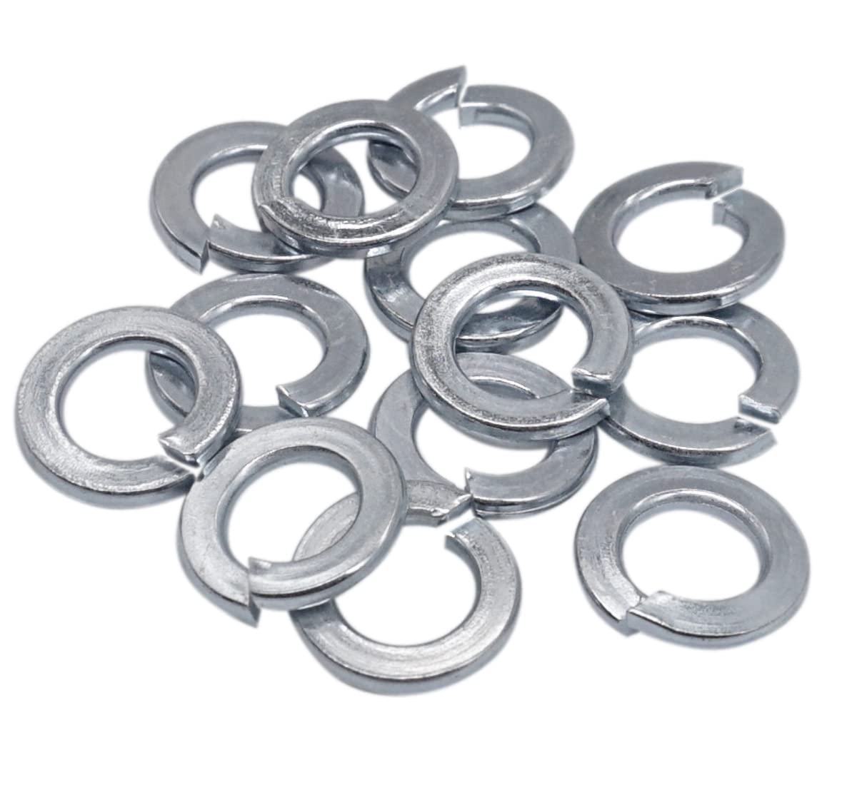SKIR'CO (50 pcs) Zinc Plated DIN127 Spring Lock Washers M10, Metal Washers, Spring Split Lock Washers — image 1