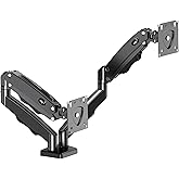 ELG, F160N, Suporte Articulado de Mesa com Pistão a Gás e Ajuste de Altura, 2 Monitores de 17” a 35”, Com Organizador de Cabo